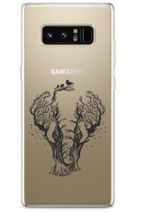 Zipax Samsung Galaxy M11 Kılıf Fil Ve Orman Desenli Baskılı Silikon Kilif - Mel-110470 - 4