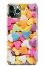 Zipax Huawei Nova 5t Kılıf Şeker Kalpler Desenli Baskılı Silikon Kilif - Mel-109580 - 1