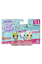 Littlest Pet Shop Mini Miniş Figür Üçlü Paket E0214-e0457 - 1