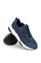 Deery Hakiki Süet Mavi Sneaker Erkek Ayakkabı - 3