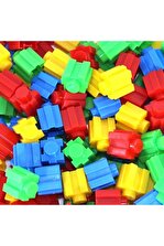 DEDE Eğitici Oyuncak Magic Puzzle Ve Tik Tak Blok Seti Anaokulu Oyuncakları Lego Yapı Oyuncakları - 3