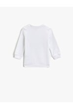 Koton Erkek Çocuk Beyaz/000 Sweatshirt - 2