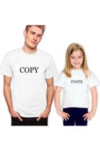 Coutoo Babalar Günü Özel Copy Paste Baba Oğul-kız Kombin T-shirt - 2