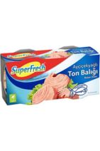 SuperFresh Ton Balığı 2*160gr 5 Paket Ayçiçekyağlı 2 Li 5 Adet - 1