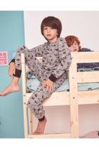 Donella Karışık Arabalar Baskılı Erkek Çocuk Pijama - P3005 - 5
