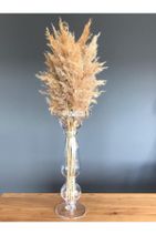 GLASSELLA El Yapımı,vazo, Dekoratif Cam Vazo, Çiçeklik 44cm - 5
