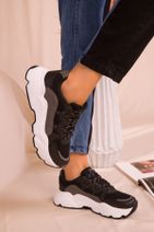 SOHO Siyah Kadın Sneaker 15985 - 1
