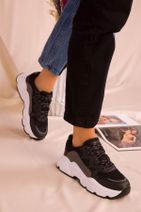 SOHO Siyah Kadın Sneaker 15985 - 2