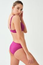 Dagi Kadın Fuşya Kaplı Toparlayıcı Bikini Takımı - 5
