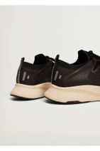 MANGO Man Erkek Siyah Sneaker Koşu Ayakkabı - 6