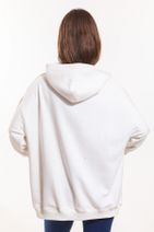 Slazenger Paınter Oversize Kadın Sweatshirt Kırık Beyaz - 3