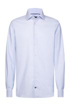 Tommy Hilfiger Erkek Mavi Gömlek Stripe Flex Collar Slim Shirt TT0TT06515 - 1