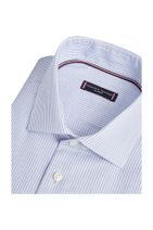 Tommy Hilfiger Erkek Mavi Gömlek Stripe Flex Collar Slim Shirt TT0TT06515 - 2