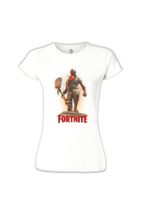 Lord T-Shirt Kadın Beyaz Fortnite Horror Tshirt - 1