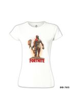 Lord T-Shirt Kadın Beyaz Fortnite Horror Tshirt - 2