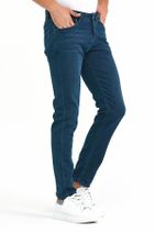 Digital Jeans Örme Hamur Kumaş Dar Kesim Erkek Açık Haki Renk Kot Pantolon - 5