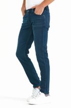 Digital Jeans Örme Hamur Kumaş Dar Kesim Erkek Açık Haki Renk Kot Pantolon - 4