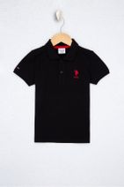 U.S. Polo Assn. Sıyah Erkek Çocuk T-Shirt - 1