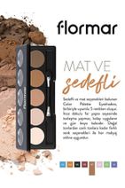 Flormar Mat & Işıltılı Göz Farı Paleti  - Color Eyeshadow Palette - 007 Nude Dudes - 8690604145744 - 3