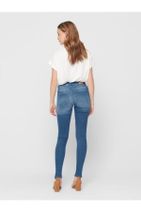 Only Shape Regular Skınny Mavi Taşlama Jeans - 6