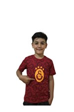 Galatasaray Çocuk Forma Lisanslı Armalı Tshırt - 1