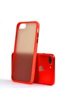 Telefon Aksesuarları Iphone 7 Plus Silikon Kılıf Mat Yüzey Mükemmel Dokunma Hissi Kırmızı - 1