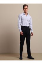 Kip Lacivert Dokuma Fitted Fit Smart Casual Pantolon - 1