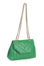 Etka Çanta Kadın Yeşil Nakışlı Mini Gissle Çanta - 6