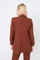 Lafaba Kadın Kahverengi Blazer Ceket - 5