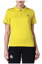 Kappa Kadın Sarı Polo Slim Fit T-shirt - 1