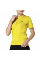Kappa Kadın Sarı Polo Slim Fit T-shirt - 3