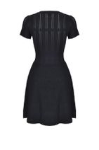 PİNKO Kadın Siyah Dikiş Detaylı Triko Elbise 1G14XT/Y64E/Z99 - 4