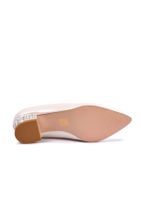 Pierre Cardin Kadın Beyaz Topuklu Ayakkabı - 4