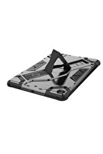 MOBAX Apple Ipad Mini 2 Kılıf Zırh Tank Tablet Silikon Case Gri A1489 A1490 A1491 - 7