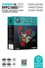 Medizer Qzer New Young Desenli N95 Maske 10 Adet - 4