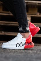 Chekich Ch Ch254 Bt Erkek Ayakkabı 427 Beyaz Kırmızı Chekıch - 1