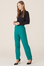 Nihan Kadın Su Yeşili Dar Paça Pantolon X5039 - 1