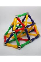Modauyum Manyetik Lego Mıknatıslı Denge Oyun Çubukları (74 Parça) - 3