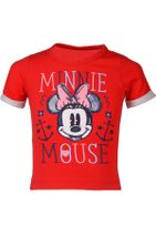 MINNIE Kız Çocuk Kırmızı Disney Lisanslı Minnie Mouse Pijama Takımı 1-8 Yaş L9546 - 2