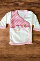 TangModa Hastane Çıkışı Kız Bebek Kıyafeti Yeni Doğan Bebek Hediyesi 10 Parça Bebek Tulum Battaniye Giyim Set - 3