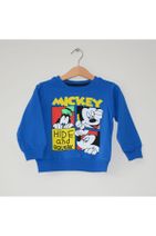 Mickey Mouse Miniya Unisex Çocuk Disney Parlament Mavi Siyah Eşofman Takımı - 2