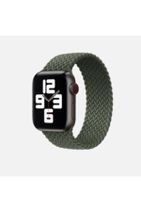 zore Apple Watch 40mm Hasır Örme Medium Kordon-yeşil - 1