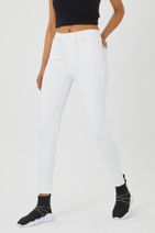 Genel Markalar Kadın Beyaz Yüksek Bel Skınny Pantolon - 2