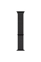 Microsonic Apple Watch Series 6 40mm Hasırlı Woven Sport Loop Siyah Kordon - 1