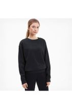Puma MODERN BASICS CREW FL Siyah Kadın Sweatshirt 101119452 - 1