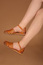 Ülkü Yaman Collection Kadın Hakiki Deri Sandalet - 5
