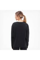 Puma MODERN BASICS CREW FL Siyah Kadın Sweatshirt 101119452 - 2