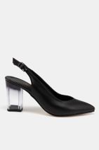 Hotiç Sıyah Kadın  Klasik Topuklu Ayakkabı 01AYH172990A100 - 1