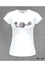 Lord T-Shirt Unisex Beyaz Pokemon T-shirt Geodude - bb-363 - 2