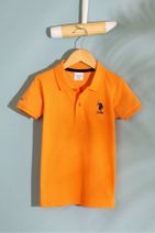 U.S. Polo Assn. Turuncu Erkek Çocuk T-Shirt - 1